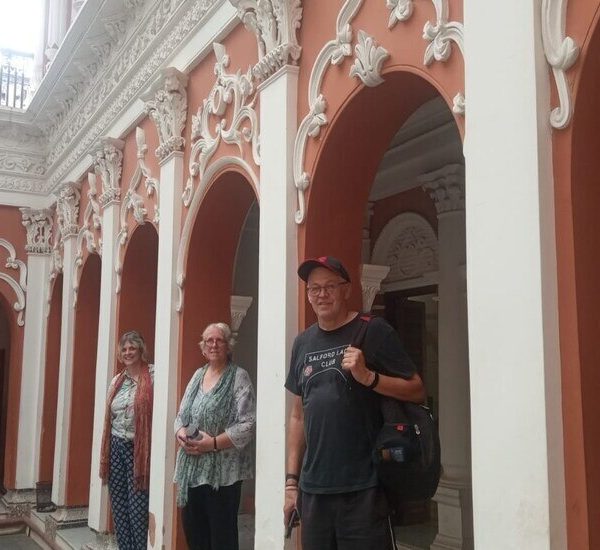 A family tour in the Sonargaon Museum, Bangladesh