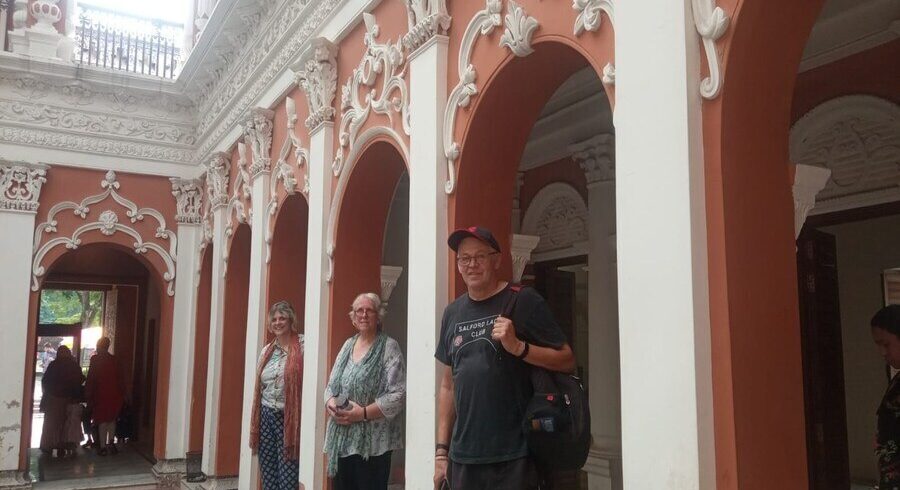 A family tour in the Sonargaon Museum, Bangladesh